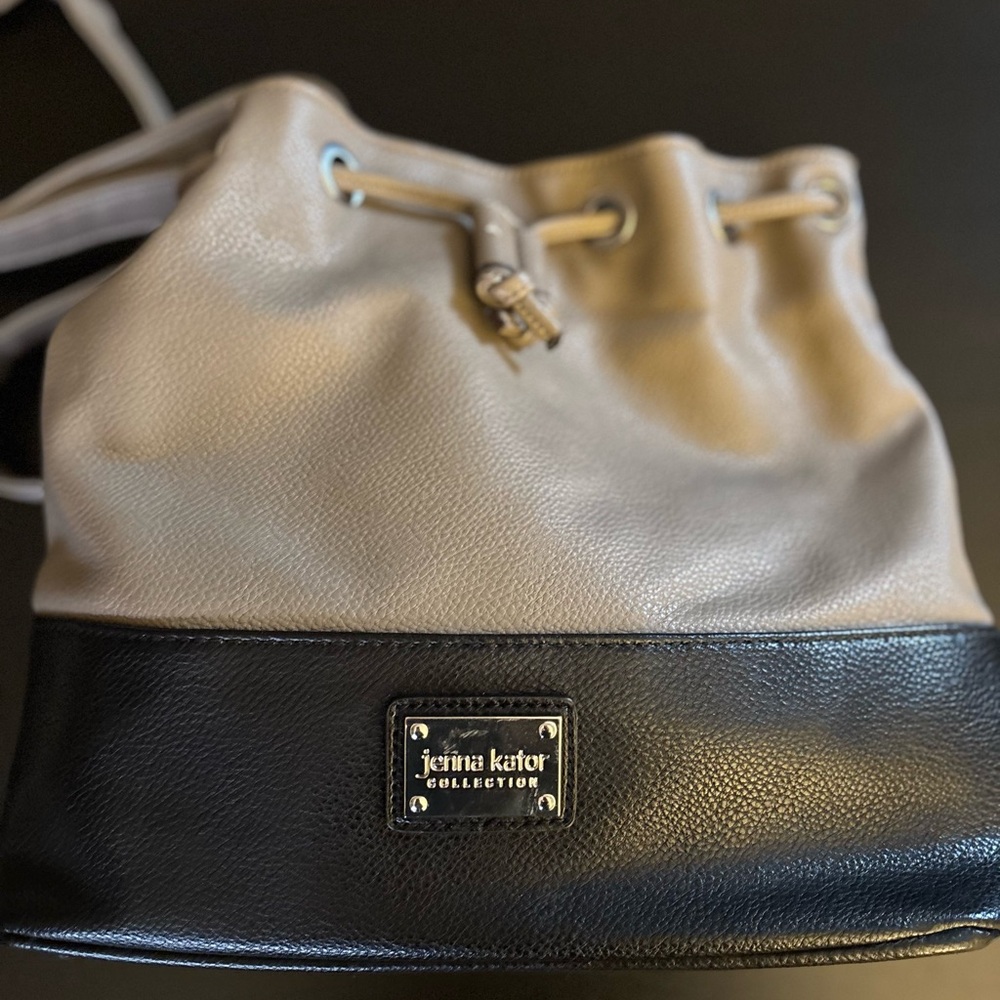 Jenna Kator Black and Gray Women's Bag